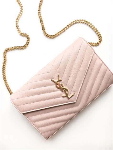 ysl wallet on chain purse pink nude|WALLETS ON CHAIN .